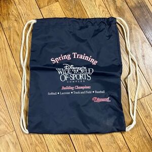Disney Wide World of Sports Complex‎ Spring Training Drawstring Bag Navy Diamond
